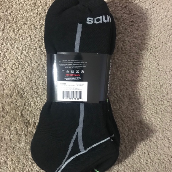 Saucony Men's 6 Pack Performance Socks |Size:8-12 - Picture 6 of 8